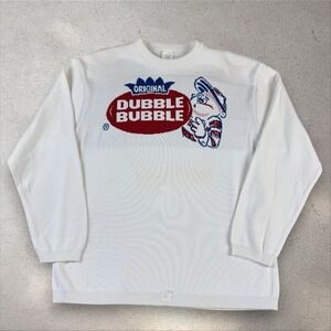Vintage Dubble Bubble Chewing Gum Sweater‎ Small Deadstock 80s 90s Graphic Knit